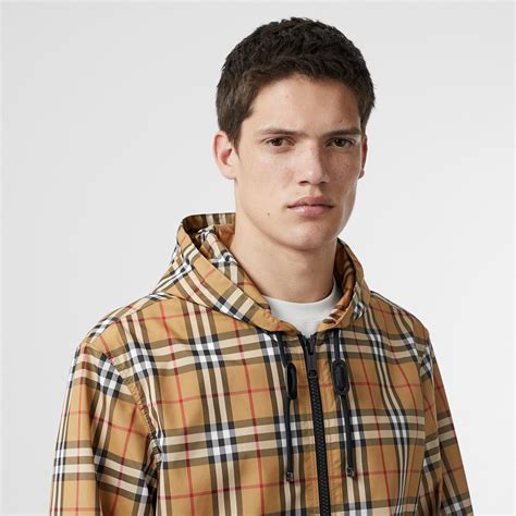 burberry jacket mens with hood|Burberry vintage check jacket.